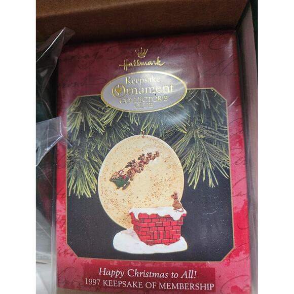 Hallmark 1997 Collector's Club Membership Kit set of 4 NEW The Night Before Xmas - Picture 3 of 7